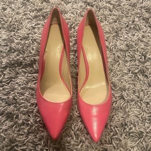Pink Nine West heels - size 8